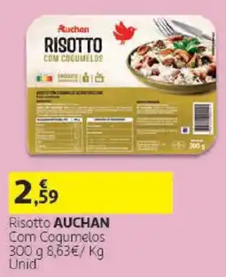 Auchan Risotto auchan com cogumelos promoção
