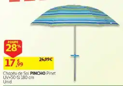 Auchan Chapéu de Sol Pincho Pinet promoção