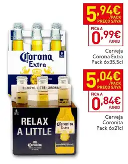 Recheio corona extra promoção