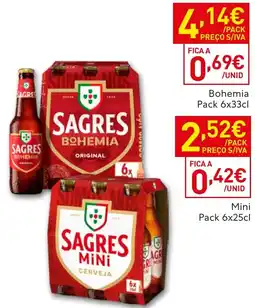Recheio Sagres bohemia promoção