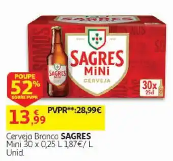 Cerveja Branca Sagres Mini