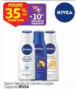 Auchan Nivea numa seleção de cremes e loções corporais promoção