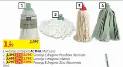 Auchan Recarga Esfregona ACTUEL Multiusos promoção
