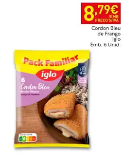 Recheio Cordon bleu de frango iglo promoção