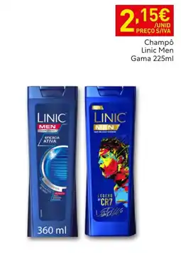 Recheio Champô Linic Men Gama promoção