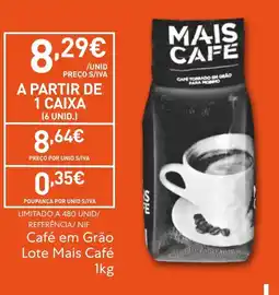 Recheio Café em Grão Lote Mais Café promoção