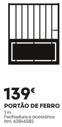 Bricomarché Portão de ferro promoção