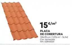 Bricomarché placa de cobertura promoção