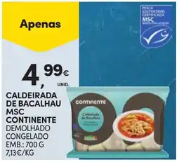 Continente Bom dia caldeirada de bacalhau continente promoção