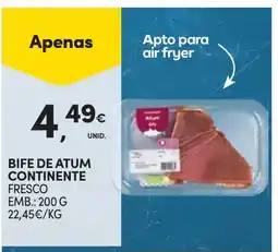 Continente Bom dia Bife de atum continente fresco promoção