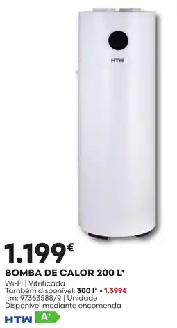 Bricomarché Bomba de calor 200 l* htw promoção