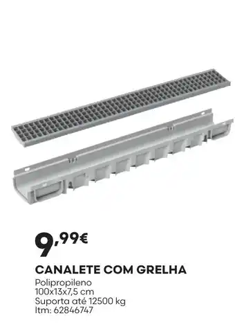 Bricomarché Canalete com grelha promoção