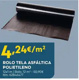 Bricomarché tela asfáltica polietileno promoção