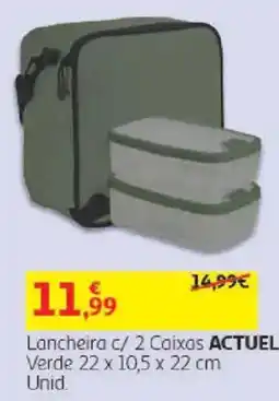 Auchan Lancheira c/ 2 Caixas promoção