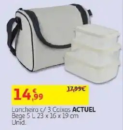 Auchan Lancheira c/ 3 Caixas ACTUEL promoção
