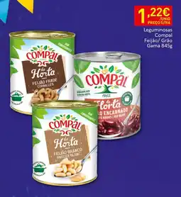 Recheio Leguminosas compal promoção