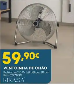 Bricomarché ventoinha de chão kikasa promoção