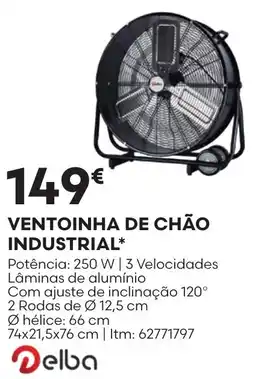 Bricomarché Ventoinha de chão industrial delba promoção