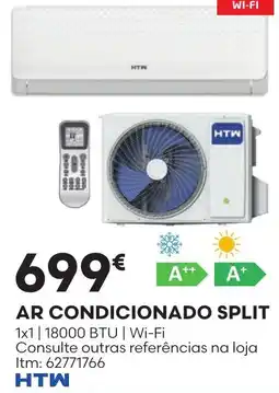 Bricomarché ar condicionado split htW promoção