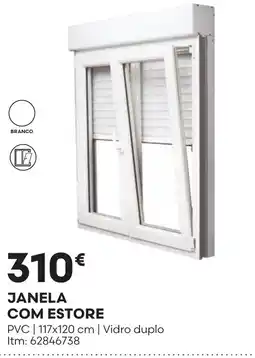 Bricomarché Janela com estore promoção