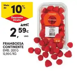 Continente Bom dia Framboesa continente promoção