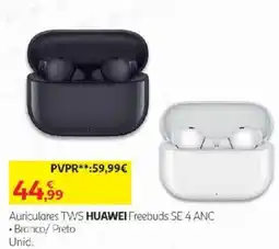 Auchan Auriculares TWS HUAWEI Freebuds SE 4 ANC promoção