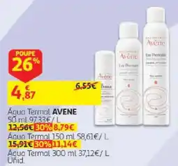 Auchan Água Termal AVENE promoção