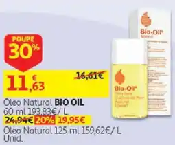 Auchan Óleo Natural Bio Oil promoção