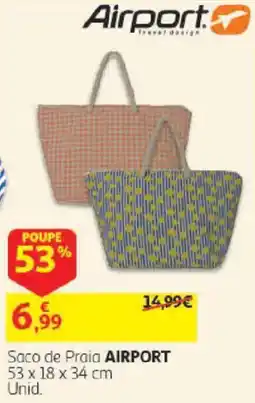Auchan Saco de Praia Airport promoção