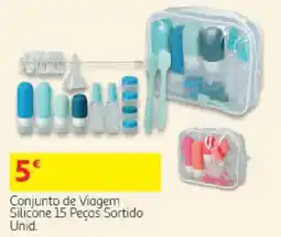 Auchan Conjunto de Viagem Silicone 15 Peças Sortido promoção