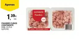Continente Bom dia Fiambre cubos continente promoção