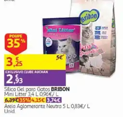 Auchan Silica Gel para Gatos BRIBON promoção