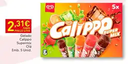 Recheio Gelado Calippo Supermix Olá promoção