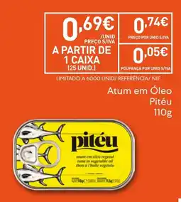 Recheio Atum em óleo pitéu promoção
