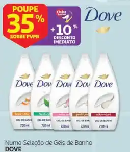 Auchan Numa Seleção de Géis de Banho Dove promoção