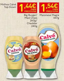 Recheio Molhos Calvé Top Down promoção