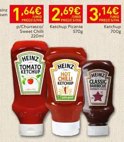 Recheio Heinz tomato ketchup promoção