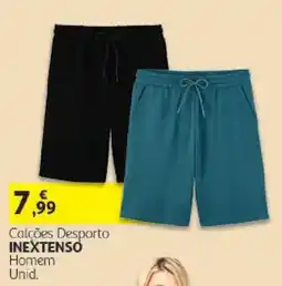 Auchan Calções Desporto Inextenso Homem promoção