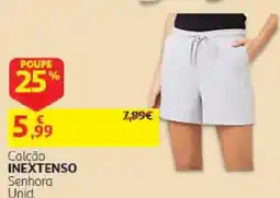Auchan Calção inextenso senhora promoção