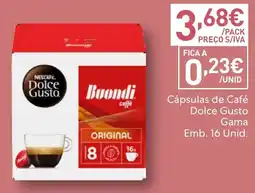 Recheio Cápsulas de Café Dolce Gusto Gama promoção