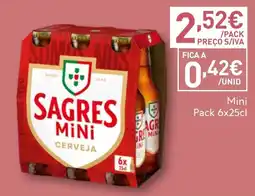 Recheio Sagres Mini promoção