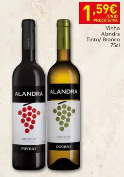Recheio Vinho Alandra Tinto/ Branco promoção