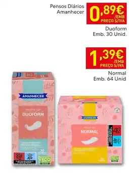 Recheio Pensos Diários Amanhecer promoção