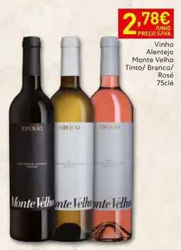 Recheio Vinho Alentejo Monte Velho promoção