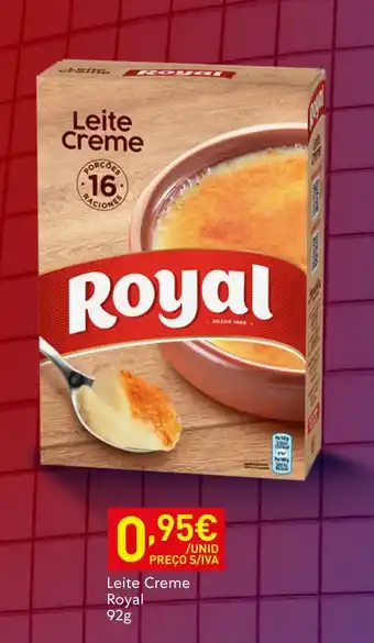 Recheio Leite Creme Royal promoção