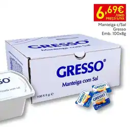 Recheio Manteiga com sal Gresso promoção