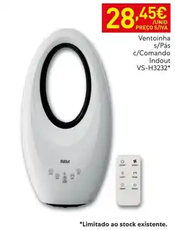 Recheio Ventoinha s/pás c/comando indout promoção