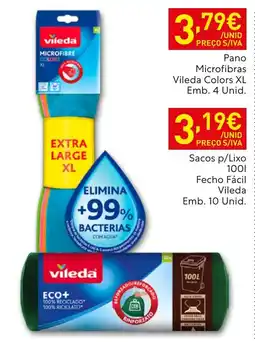 Recheio Pano Microfibras Vileda Colors XL promoção