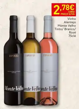 Recheio Vinho Alentejo Monte Velho promoção