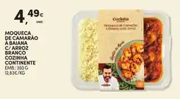 Continente Bom dia Moqueca de camarão à baiana c/ arroz branco cozinha continente promoção